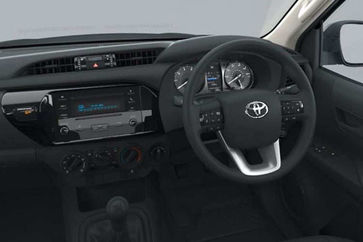 toyota hilux gr sport ii d/cab pick up 2.8 d-4d auto inside view